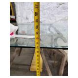 Elegant Metal Frames Glass Top Table. with 4 Chairs. Check Picture For More Details