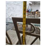 Elegant Metal Frames Glass Top Table. with 4 Chairs. Check Picture For More Details