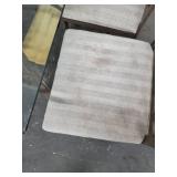 Elegant Metal Frames Glass Top Table. with 4 Chairs. Check Picture For More Details