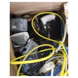 Pallet of 9/16 Sockets. Westward 32mm Combination Wrench. Casters. Extension Cords. and Books on Automotive History