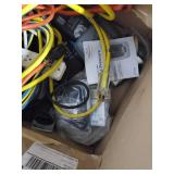 Pallet of 9/16 Sockets. Westward 32mm Combination Wrench. Casters. Extension Cords. and Books on Automotive History