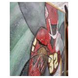 5ft x 3ft Football Star Painting