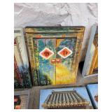Lot of 6 Wall Decor Oriental Doorway Scenes