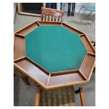 Poker Table with 4 Chairs and Cover