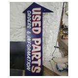 Used Parts Arrow Sign 7ft tall