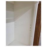 White Bookshelf - Adjustable Shelves