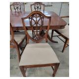 Duncan Phyfe Table and 6 Chairs