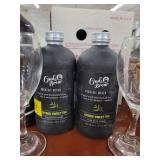 Lot of Mixers and Wine Glasses - 5 Glasses / 4 Bottles of Mixers