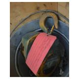 Palette of Galvanized Tubs and Hoist