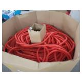 Partial Box of 3/4" PE Red Tubing