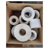 Lot of Labels , Cardstock Envelopes and 12" Rolls of Brown Paper