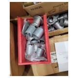 Lot of Metal Pipe-fitting Components