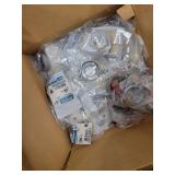 Lot of Metal Pipe-fitting Components
