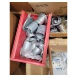 Lot of Metal Pipe-fitting Components