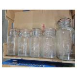 Lot of 5 Vintage Ball Jars