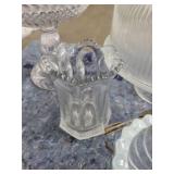 Lot of Cake Trays and Candy Dishes