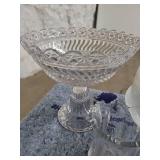 Lot of Cake Trays and Candy Dishes