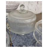 Lot of Cake Trays and Candy Dishes