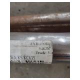 NEW car header and napa exhaust pipe with car fender  Fender