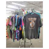 Rack of T-Shirts - Collection of Tourist Spots and Blanks - all Brand New