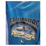 Rack of T-Shirts - Collection of Tourist Spots and Blanks - all Brand New