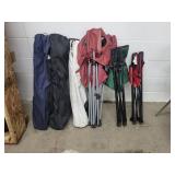 Lot of 6 Lawn Chairs - Variety of Colors