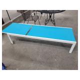 Blue Lawn Chair - Needs New Bolts for Positioning