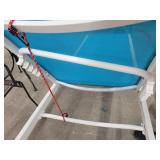 Blue Lawn Chair - Needs New Bolts for Positioning