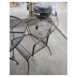 Metal Patio Table with 2 Chairs