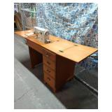 1976 Sewing Machine with Cabinet