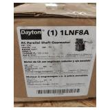 AC Gearmotor: 6 RPM Nameplate RPM, 150 in-lb Max. Torque, Single, CW, All Angle 1LNF8A