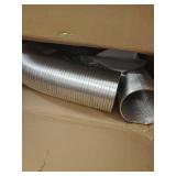 Chimney Liner Kit, 6 in Pipe Diameter, 25 ft Pipe Length, 36Â° Bend Angle 13E243