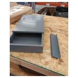 metal drawer 1W682 DAMAGED 19" x 12"