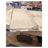 NEW AGE Wall Shelf,13-1/2"H,36"W,15"D NS943 DAMAGED