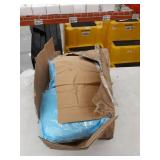 Box Of Disposable Barrier Gowns, 140cm x 120cm., Blue