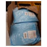 Box Of Disposable Barrier Gowns, 140cm x 120cm., Blue