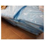 Box Of Disposable Barrier Gowns, 140cm x 120cm., Blue