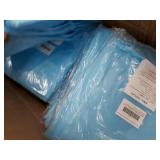 Box Of Disposable Barrier Gowns, 140cm x 120cm., Blue