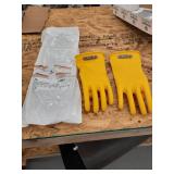 3 Pair Of Marigold Industrial Rubber Insulating Gloves Size: 10