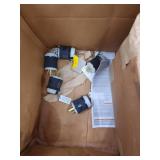 Box With 3 Hubbell HCT16434K Cable Tracks And 4 Hubbell 240V Cord Ends