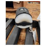 Box With 3 Hubbell HCT16434K Cable Tracks And 4 Hubbell 240V Cord Ends