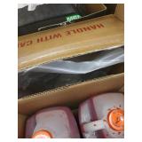 box of miscellaneous items