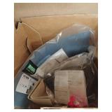 box of miscellaneous items
