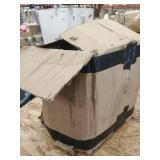 Blower, Galvanized Steel, Double Inlet Forward Curve, Belt Drive, Less Motor 41N516 MISSING PARTS/COVER