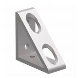 Box of Tall Gusseted Inside-Corner Bracket, 3 in x 1 5/16 in x 3 in, 15 Series. 5JRV7