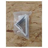 Box of Tall Gusseted Inside-Corner Bracket, 3 in x 1 5/16 in x 3 in, 15 Series. 5JRV7