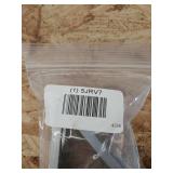 Box of Tall Gusseted Inside-Corner Bracket, 3 in x 1 5/16 in x 3 in, 15 Series. 5JRV7