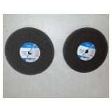 Norton Bluefire 8 X 1 X 5/8 Grinding Wheel 66253388466 Uses S Webs, 2 Sets