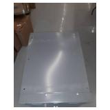 Wall Mount Box Locker: 36 in x 18 in x 12 in, 1 Tiers, 3 Units Wide, Louvered, Padlock Hasp, Gray