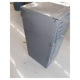 Wall Mount Box Locker: 36 in x 18 in x 12 in, 1 Tiers, 3 Units Wide, Louvered, Padlock Hasp, Gray